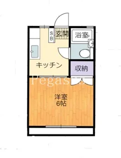 コスモハイツ山崎町【1階】の間取り