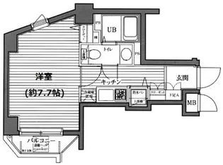 グランド・ガーラ西新宿West【11階】の間取り