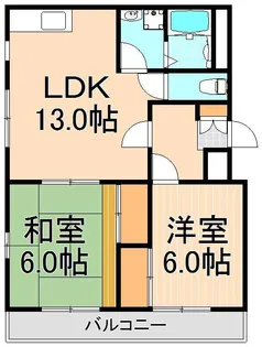 メゾンK【1階】の間取り