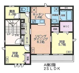 Ebene atelier(エベーヌ・アトゥーリエ)【2階】の間取り