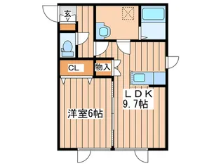 第1ハイツ美和【2階】の間取り