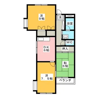 ハイグレースM【1階】の間取り