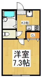 AZEST-RENT鷹の台II【1階】の間取り