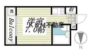 ジュネパレス柏第28【3階】の間取り