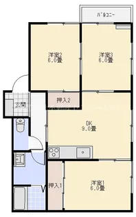 BLUE NOTE【3階】の間取り