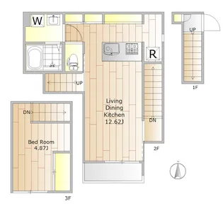 レスポワール祐天寺【2階】の間取り