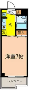 マンションフォンターナ【2階】の間取り