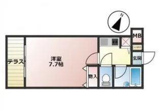 シェレナ六甲【1階】の間取り
