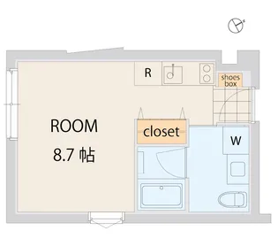 クアードロ三軒茶屋132【1階】の間取り