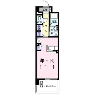 マンハッタン【3階】の間取り
