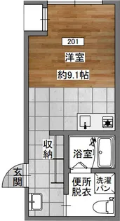 アペイロンナギサ【2階】の間取り