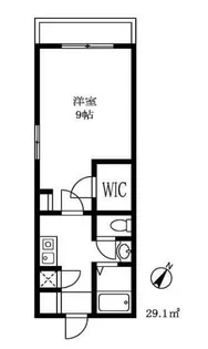 アーツタチバナ【4階】の間取り