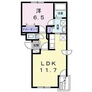 カーサ サカウエ【3階】の間取り