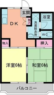 シティライフ有萬【8階】の間取り