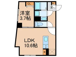 VISTA要町【1階】の間取り