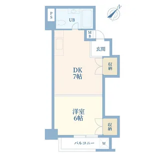 陽輪台たまプラーザ【2階】の間取り
