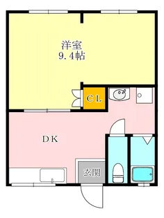 森本ハイツ【1階】の間取り