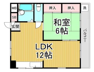 グリーンホーム【2階】の間取り