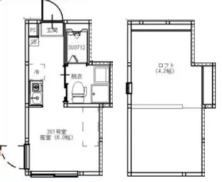 仮)春日町6丁目(4)【2階】の間取り
