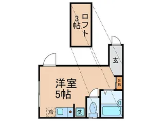 フル-レ若宮【2階】の間取り