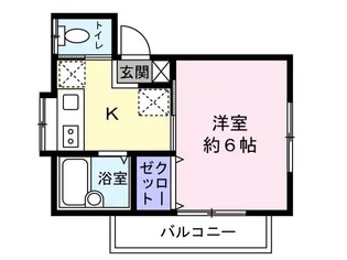 ミヨコーポ【1階】の間取り