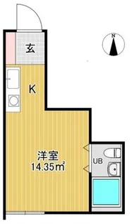 グリーンハイツ仙川【2階】の間取り