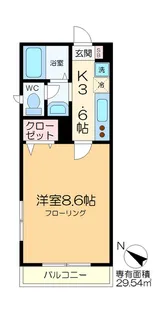 Eos Court【3階】の間取り