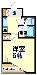 パワーク調布【1階】の間取り