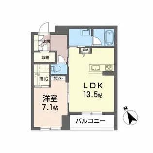 レアリゼ長町【2階】の間取り