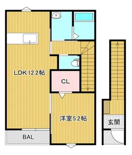 シティハイツヤマフジII【2階】の間取り