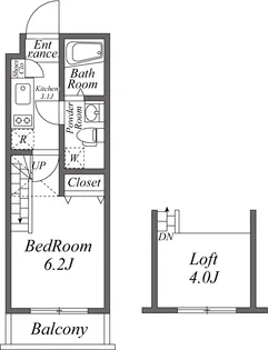 ユーレジデンス西大井【4階】の間取り