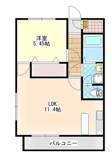 ルネス・グラッツィア【2階】の間取り
