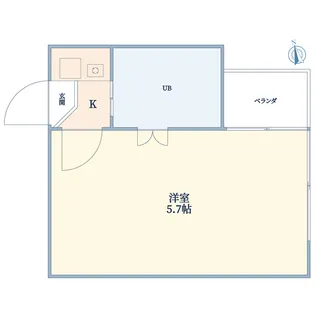 Casa Luna 高津【2階】の間取り