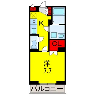 ヴィガラス姉崎【4階】の間取り