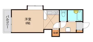 ラフィネ原木【2階】の間取り