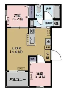 Lino35【2階】の間取り