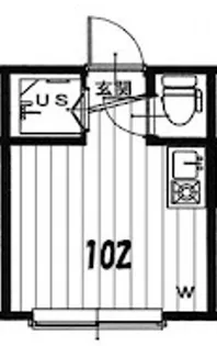 アーバンプレイス高田馬場C【1階】の間取り
