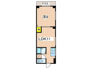 ホ-プ久里浜【1階】の間取り