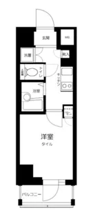 スパシエ エル・ヴィエント・アース 板橋 タワー【7階】の間取り