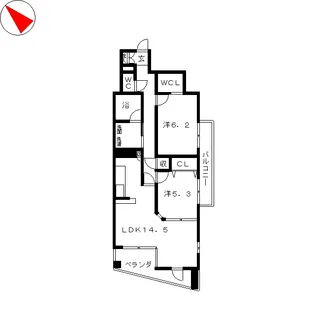 プライムアーバン日本橋大伝馬町【7階】の間取り