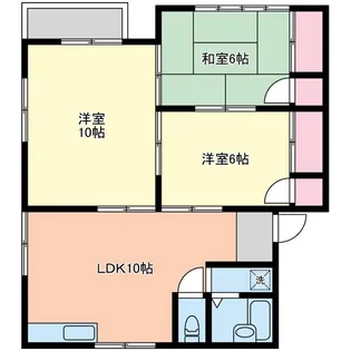 サンハイム【1階】の間取り