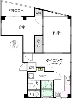 正田ビル【4階】の間取り