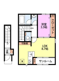 Groove It【2階】の間取り