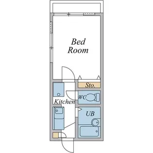 秀英ハイツB【1階】の間取り