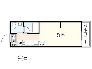 セントラーレ【3階】の間取り