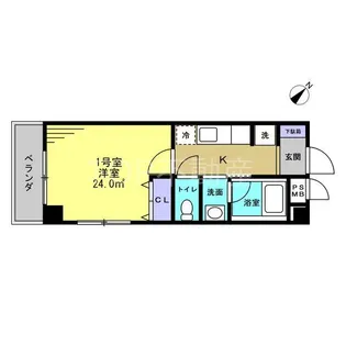 BayShore登戸【3階】の間取り