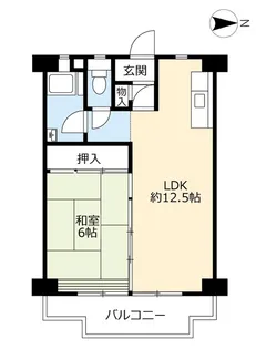 UR中丸【1階】の間取り