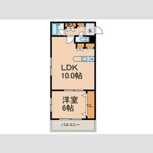 ロマネスク通町【13階】の間取り