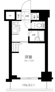 ZOOM銀座2丁目THIRD【5階】の間取り
