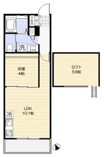 フェニーチェ ハクラク【2階】の間取り